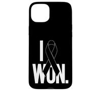 Custodia per iPhone 15 Plus Ho indossato la consapevolezza del melanoma del nastro nero