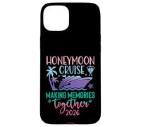 Custodia per iPhone 15 Plus Honeymoon Cruise 2026 Just Married Matching Couples Vacation