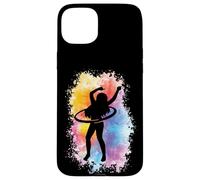 Custodia per iPhone 15 Plus Hoop Girl Hoop Dancer Hooping Hoop Amanti Acquerello Hula