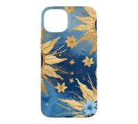 Custodia per iPhone 15 Plus Horror Strano Occhio Malvagio Blu Scuro