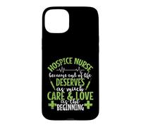 Custodia per iPhone 15 Plus Hospice Nurse perché la vita merita cura e amore