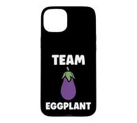 Custodia per iPhone 15 Plus Humor food eggplant simple team eggplant