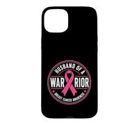 Custodia per iPhone 15 Plus Husband Of A Warrior Breast Cancer Awareness