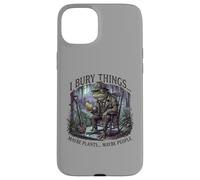 Custodia per iPhone 15 Plus I Bury Things Frog Gardener Dark Humor Shovel