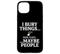 Custodia per iPhone 15 Plus I Bury Things Maybe Plants Maybe People Funny Frog