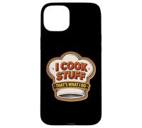 Custodia per iPhone 15 Plus I Cook Stuff That's What I Do Vintage Chef Cucina Divertente