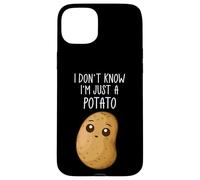 Custodia per iPhone 15 Plus I Don't Know I'm Just A Potato Funny Kawaii Potato Saying