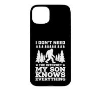 Custodia per iPhone 15 Plus I Don't Need The Internet My Son knows Everything
