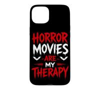 Custodia per iPhone 15 Plus I film horror sono la mia terapia Halloween spettrale
