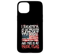 Custodia per iPhone 15 Plus I Identify As An American Patriot This Is My Pride Flag