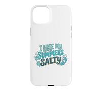 Custodia per iPhone 15 Plus I Like My Summers Salty Beach Lover Ocean Cute Vacation