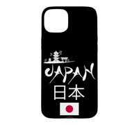 Custodia per iPhone 15 Plus I Love Japan Culture, Enjoy Cool Japan Red-crowned crane