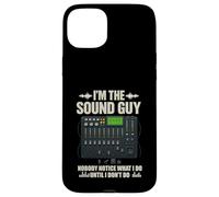 Custodia per iPhone 15 Plus I' m the Sound Guy Funny Audio Engineer Sound Mixing Board