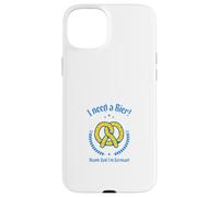 Custodia per iPhone 15 Plus I Need A Bier Thank God I'm German (Dichiarazione divertente sulla birra)