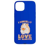 Custodia per iPhone 15 Plus I Wheel-y Love My Hamster Cute Pet Lover Citazione