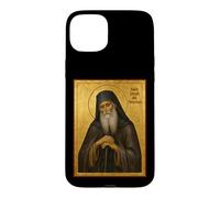 Custodia per iPhone 15 Plus Icona ortodossa di San Giuseppe Esicasta