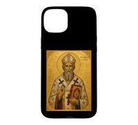 Custodia per iPhone 15 Plus Icona ortodossa di Sant'Agostino d'Ippona