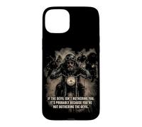Custodia per iPhone 15 Plus If The Devil Isn't Bothering You... Men Christian Motorcycle