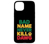 Custodia per iPhone 15 Plus Il cattivo nome non uccide mai i proverbi e il significato giamaicani di Dawg