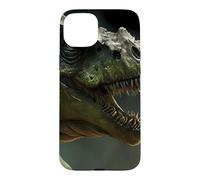 Custodia per iPhone 15 Plus Il dinosauro verde è uno spettacolo epico dalla preistoria