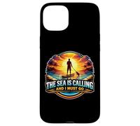 Custodia per iPhone 15 Plus Il mare chiama e devo andare in SUP Stand Up Paddleboard