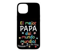 Custodia per iPhone 15 Plus IL miglior papà del mondo Camicia Buona Festa del Papà