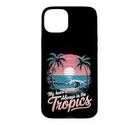 Custodia per iPhone 15 Plus Il mio cuore è sempre ai tropici Maui