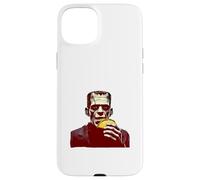 Custodia per iPhone 15 Plus Il mostro di Frankenstein mangia un taco, comico horror Food Mashup