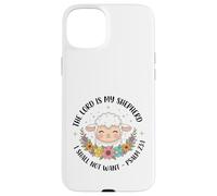 Custodia per iPhone 15 Plus Il Signore è il mio pastore, non aspetterò - Salmi 23:1