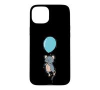 Custodia per iPhone 15 Plus Il topo si blocca sul palloncino