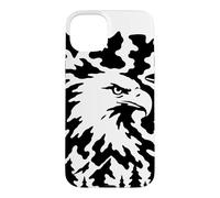 Custodia per iPhone 15 Plus Illusione ottica dell'aquila nascosta