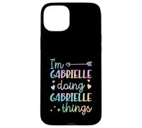 Custodia per iPhone 15 Plus I'm Gabrielle Doing Gabrielle Things Nome personalizzato