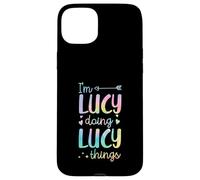 Custodia per iPhone 15 Plus I'm Lucy Doing Lucy Things Nome personalizzato