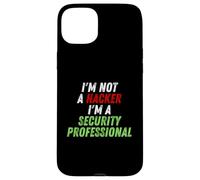 Custodia per iPhone 15 Plus Im Not A Hacker Im A Security Professional OPSEC Cyber Humor