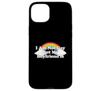Custodia per iPhone 15 Plus I'm Not Gay But My Boyfriend Is