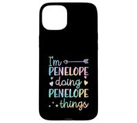 Custodia per iPhone 15 Plus I'm Penelope Doing Penelope Things Nome personalizzato