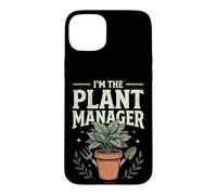 Custodia per iPhone 15 Plus I'm The Plant Manager Collezionista Di Piante