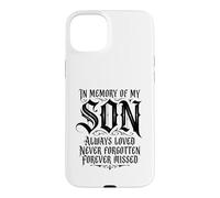 Custodia per iPhone 15 Plus In Memory My Son Always Loved Never Forgotten Forever Missed
