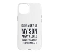 Custodia per iPhone 15 Plus In Memory My Son Always Loved Never Forgotten Forever Missed