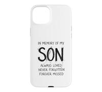 Custodia per iPhone 15 Plus In Memory My Son Always Loved Never Forgotten Forever Missed