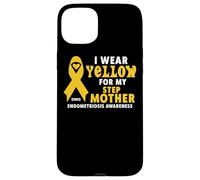 Custodia per iPhone 15 Plus Indosso Giallo Per Il Mio Passo mamma Camicia Endometriosi Consapevolezza