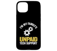 Custodia per iPhone 15 Plus Ingegnere del software IT Guy Sono il supporto tecnico non pagato della mia famiglia