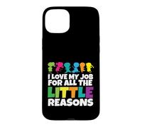 Custodia per iPhone 15 Plus Insegnante Amo il mio lavoro per tutte le piccole ragioni