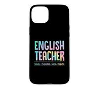 Custodia per iPhone 15 Plus Insegnante di inglese Insegnare motivare l'amore ispirare insegnamento Motto