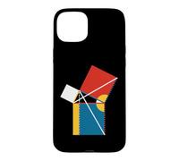Custodia per iPhone 15 Plus Insegnante di matematica geometria del teorema di Pitagora di Nerdy Byrne Wt