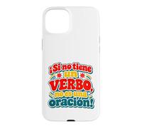 Custodia per iPhone 15 Plus Insegnante di spagnolo: grammatica divertente vintage