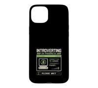 Custodia per iPhone 15 Plus Introverting in Progress Design Retrò Computer