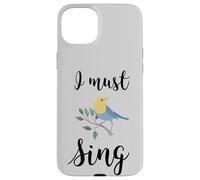 Custodia per iPhone 15 Plus Io devo cantare canto uccello canto