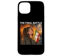 Custodia per iPhone 15 Plus Iran La Battaglia Finale Burning Flag