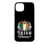 Custodia per iPhone 15 Plus Irish Princess Ireland Flag Proud Irish Girl